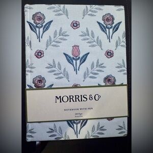 Morris & Co. Embroidered Floral Journal Notebook with Pen - Multicolor